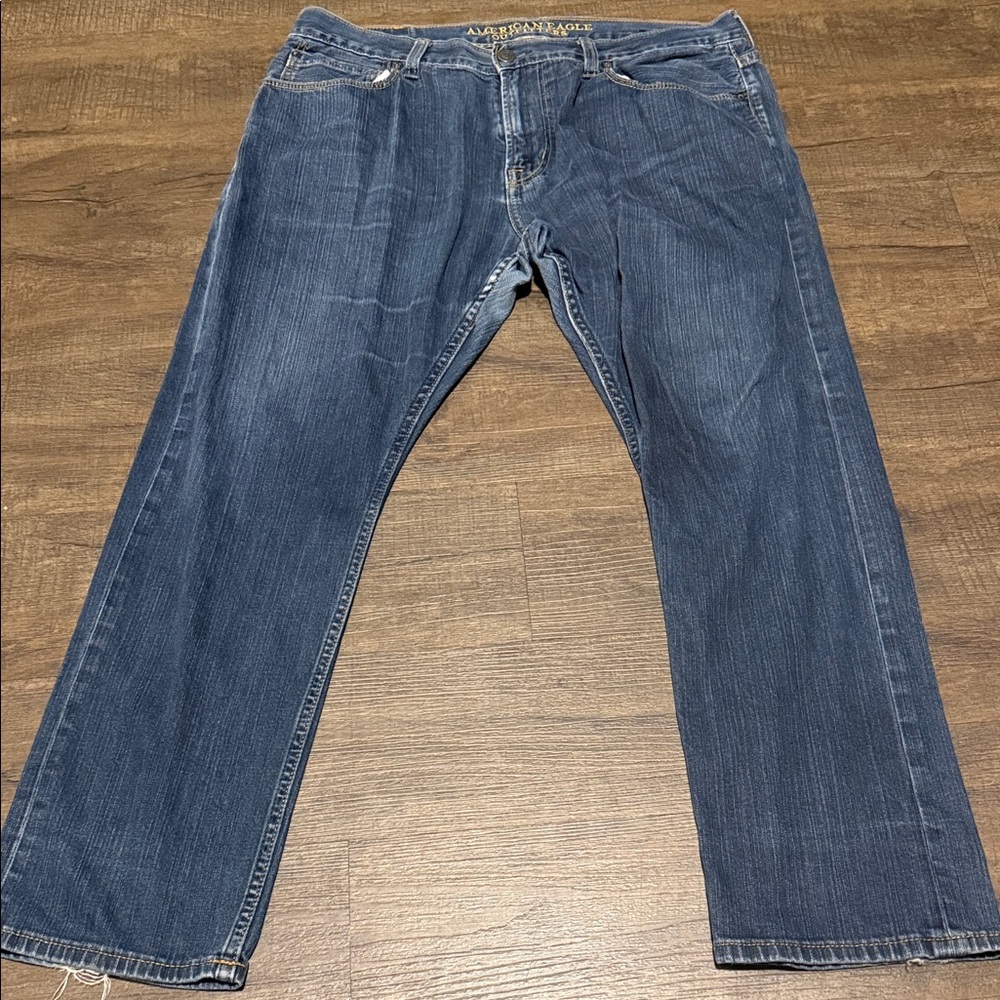 American Eagle Outfitters Relaxed Fit Blue Jeans